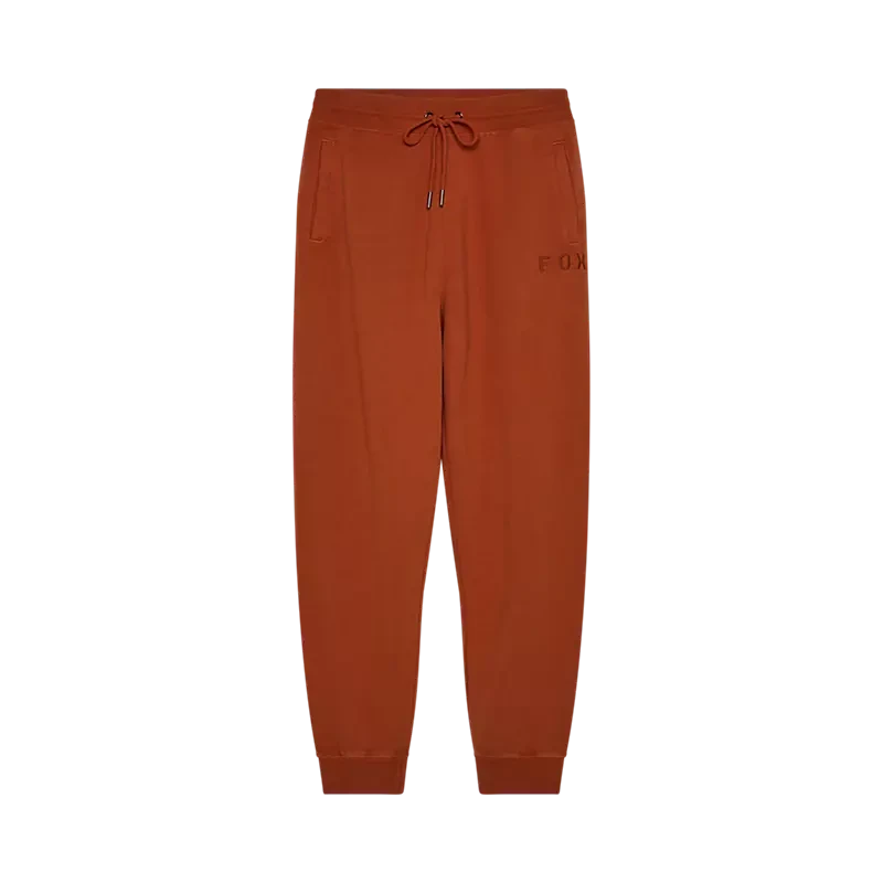 Fox Wordmark Fleece Jogger Cognac / S