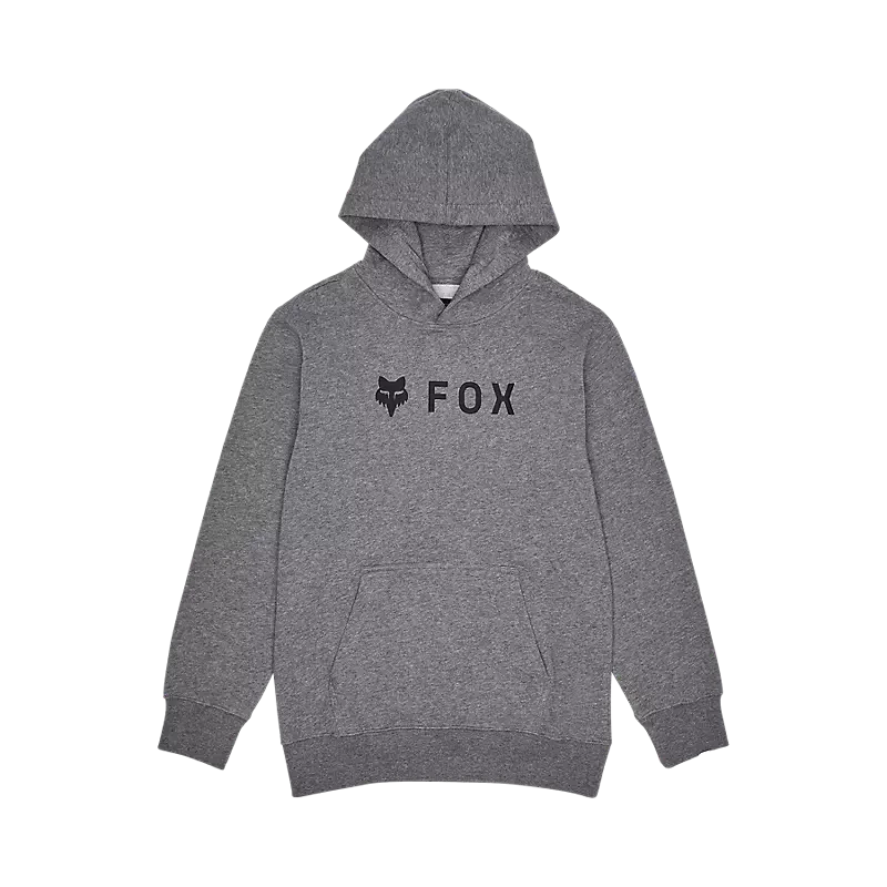 Fox Youth Absolute Fleece Pullover Heather Graphite / YS