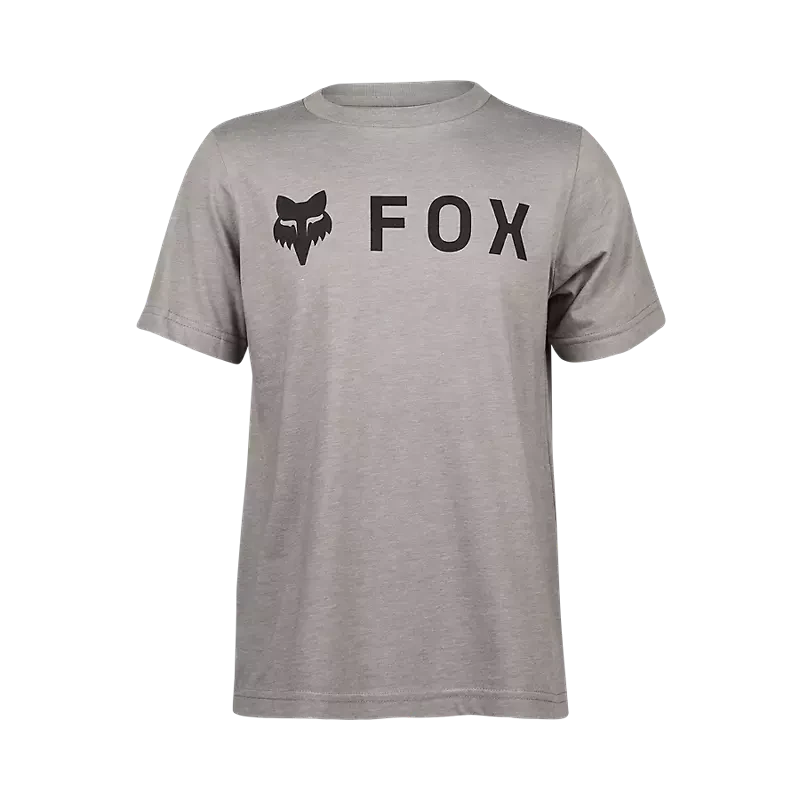 Fox Youth Absolute SS Tee Heather Graphite / YS