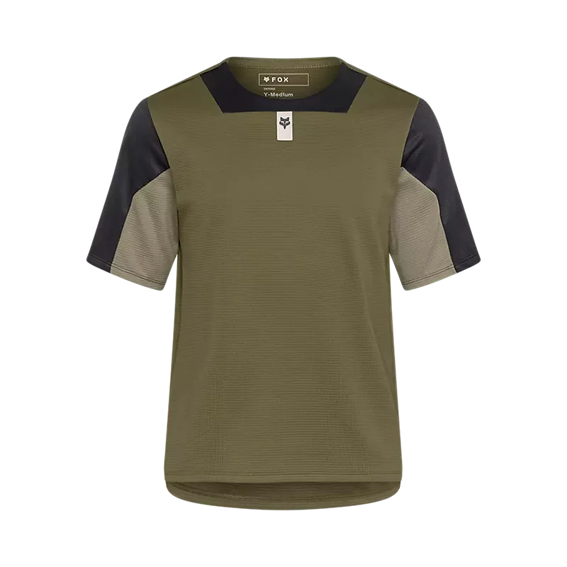 Fox Youth Defend Jersey Olive Green / YS