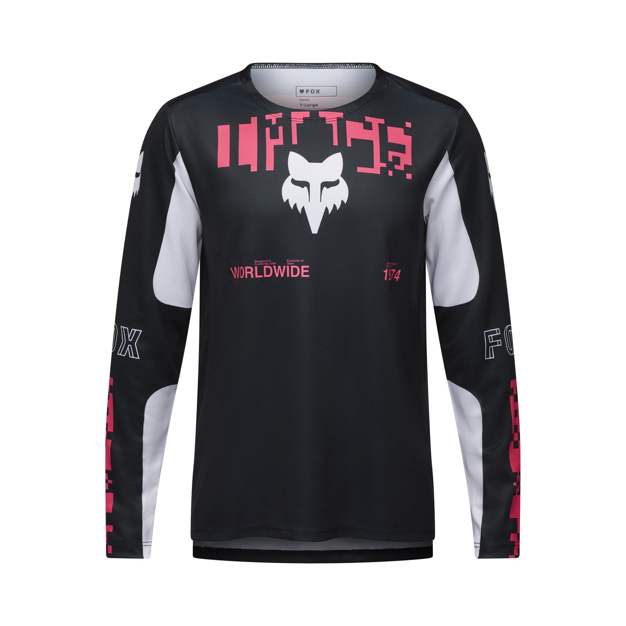 Fox Youth Ranger LS Jersey Digi Image Black / YS