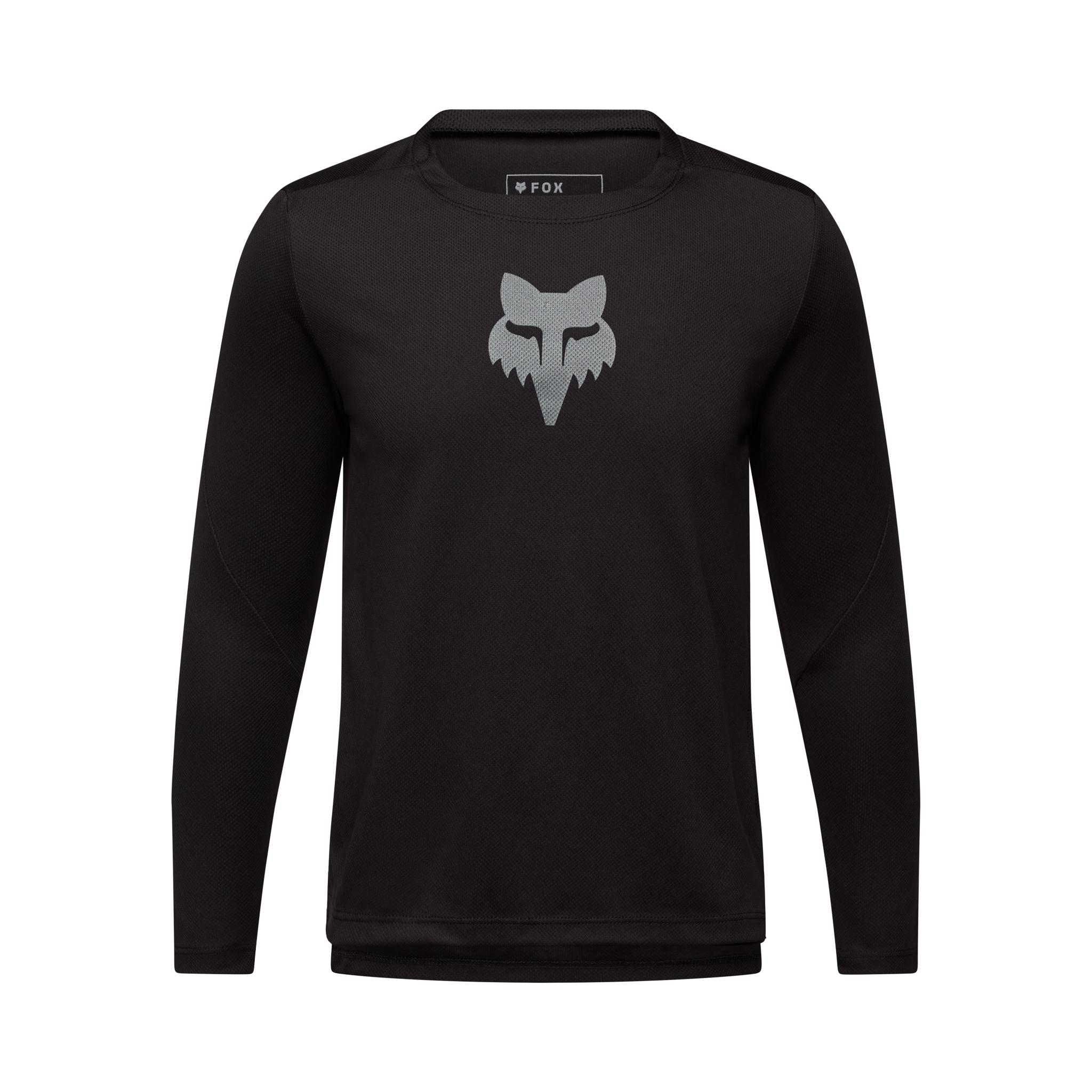 Fox Youth Ranger LS Jersey Fox Head Black / YS