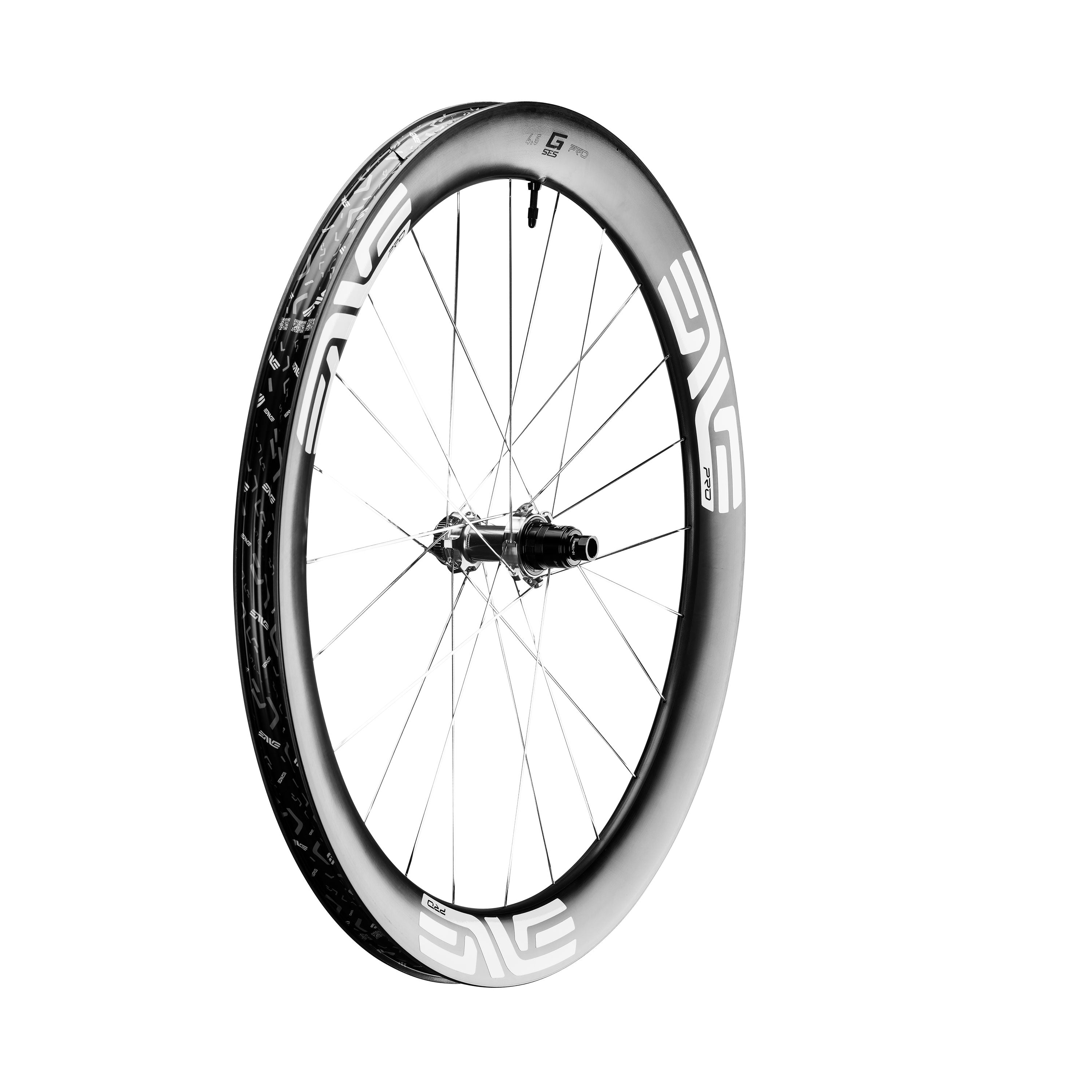 G SES 4.5 PRO Carbon Rear Wheel White / Shimano HG