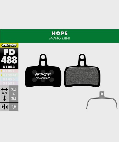 Galfer Pro Disc Brake Pads Hope - Mono Mini