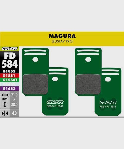 Galfer Pro Disc Brake Pads Magura - Gustav Pro
