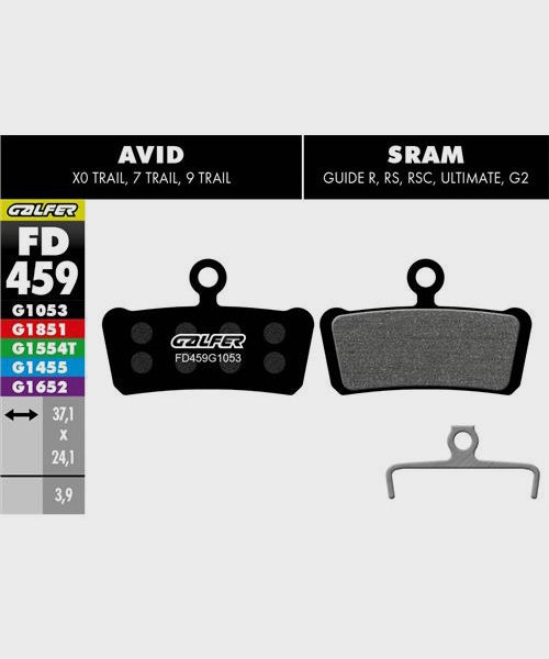 Galfer Standard Disc Brake Pads Avid - XO Trail | SRAM - Guide R / RS / RSC / G2