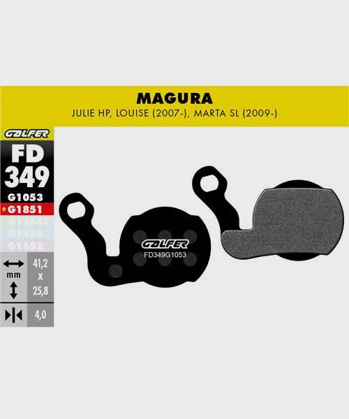 Galfer Standard Disc Brake Pads Magura - Julie HP / Louise