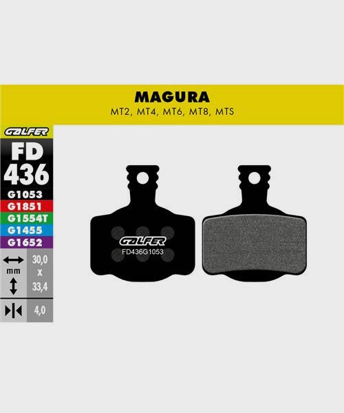 Galfer Standard Disc Brake Pads Magura - MT2 / MT4 / MT6 / MT8
