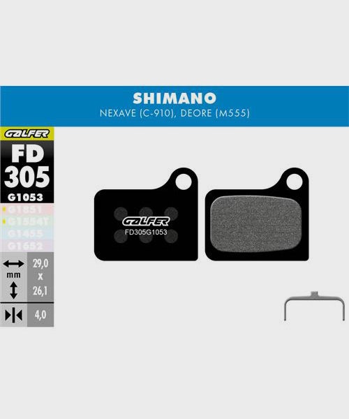 Galfer Standard Disc Brake Pads Shimano - Nexave / Deore