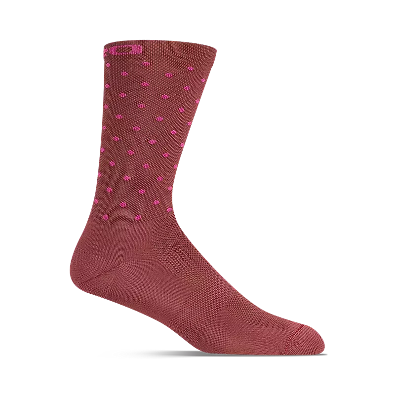 Giro Comp Racer High Rise Cycling Socks Dark Red / S