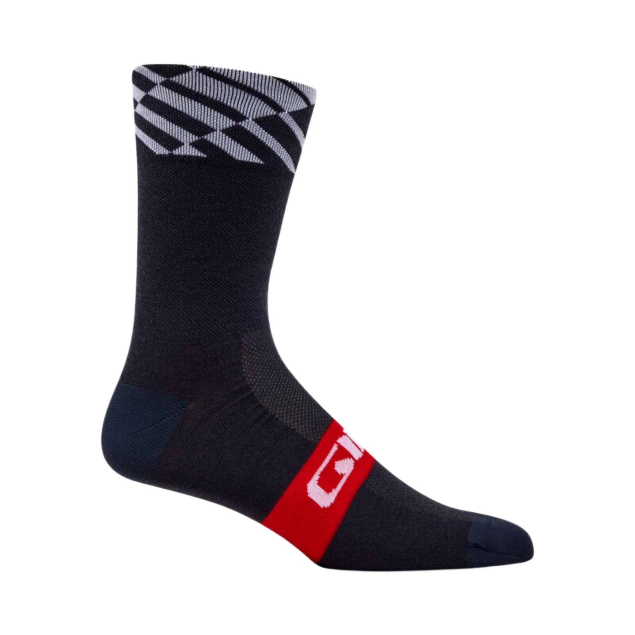 Giro Seasonal Merino Socks Red/Charcoal / S