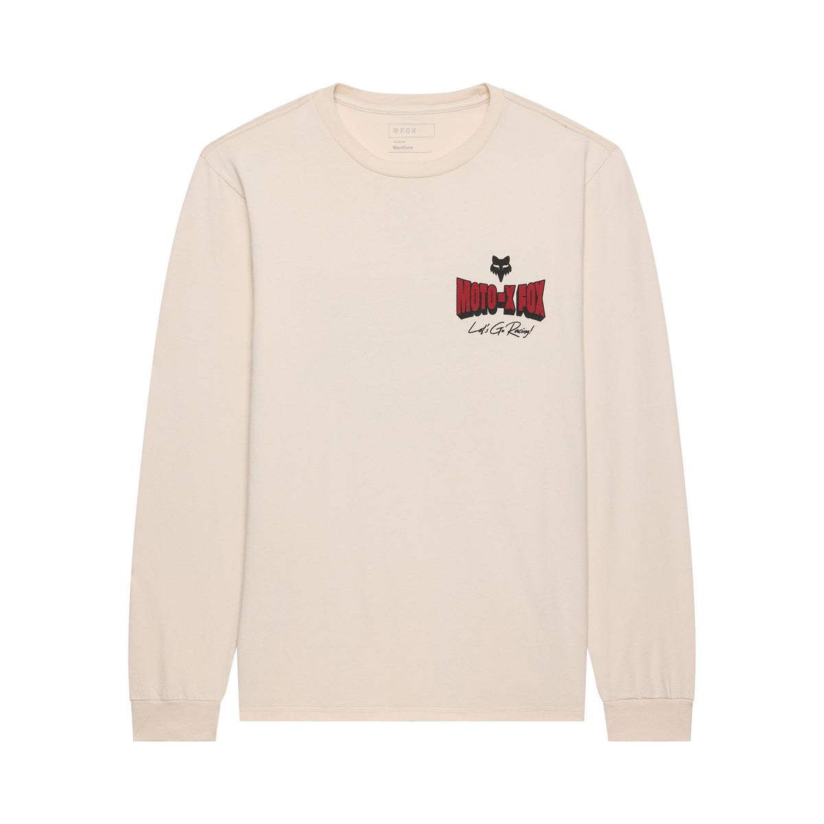 Go Race 195 Original LS Tee Chalk / S