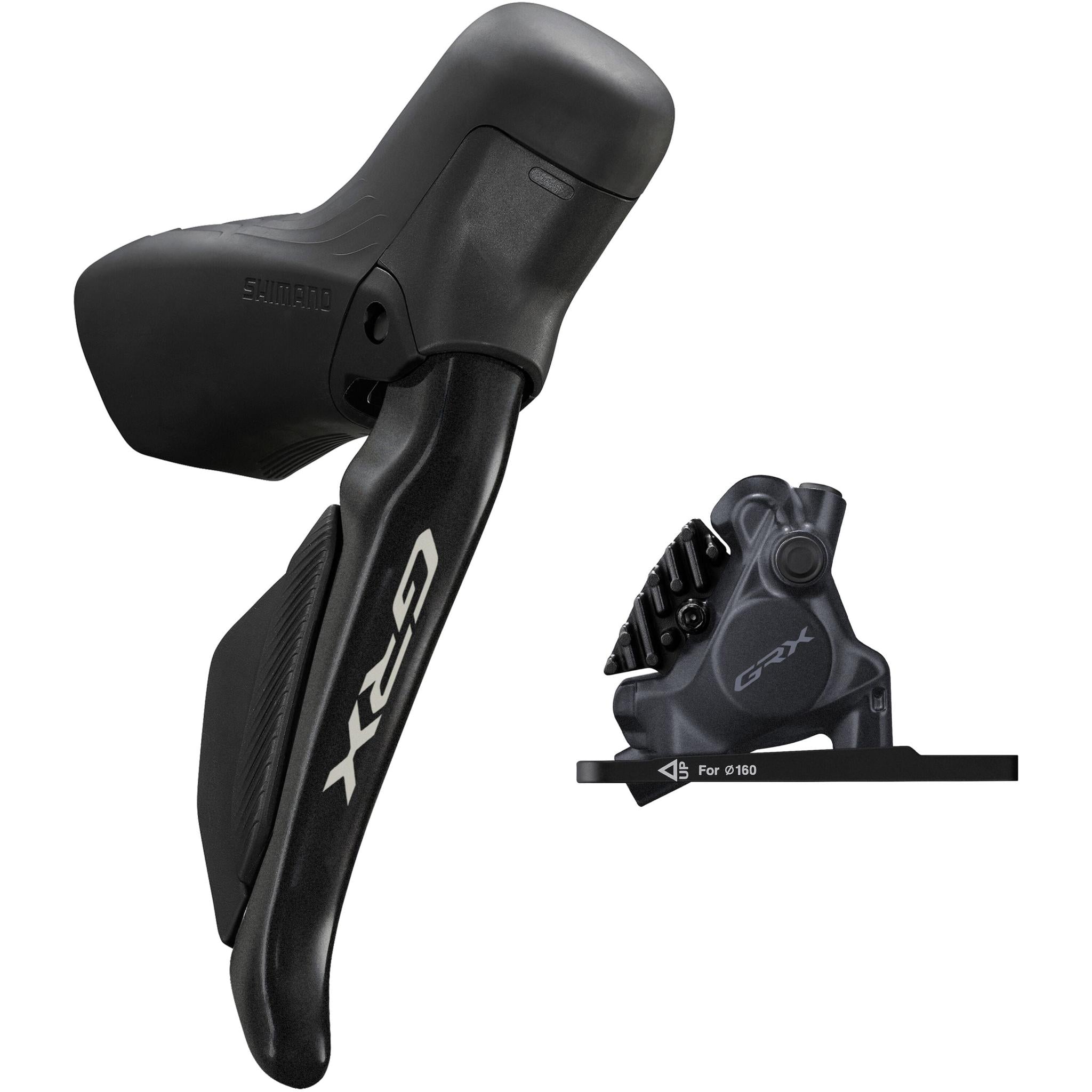 GRX ST-RX715/BR-RX410 Di2 STI Hydraulic Disc Brake - flat mount calliper, RH front