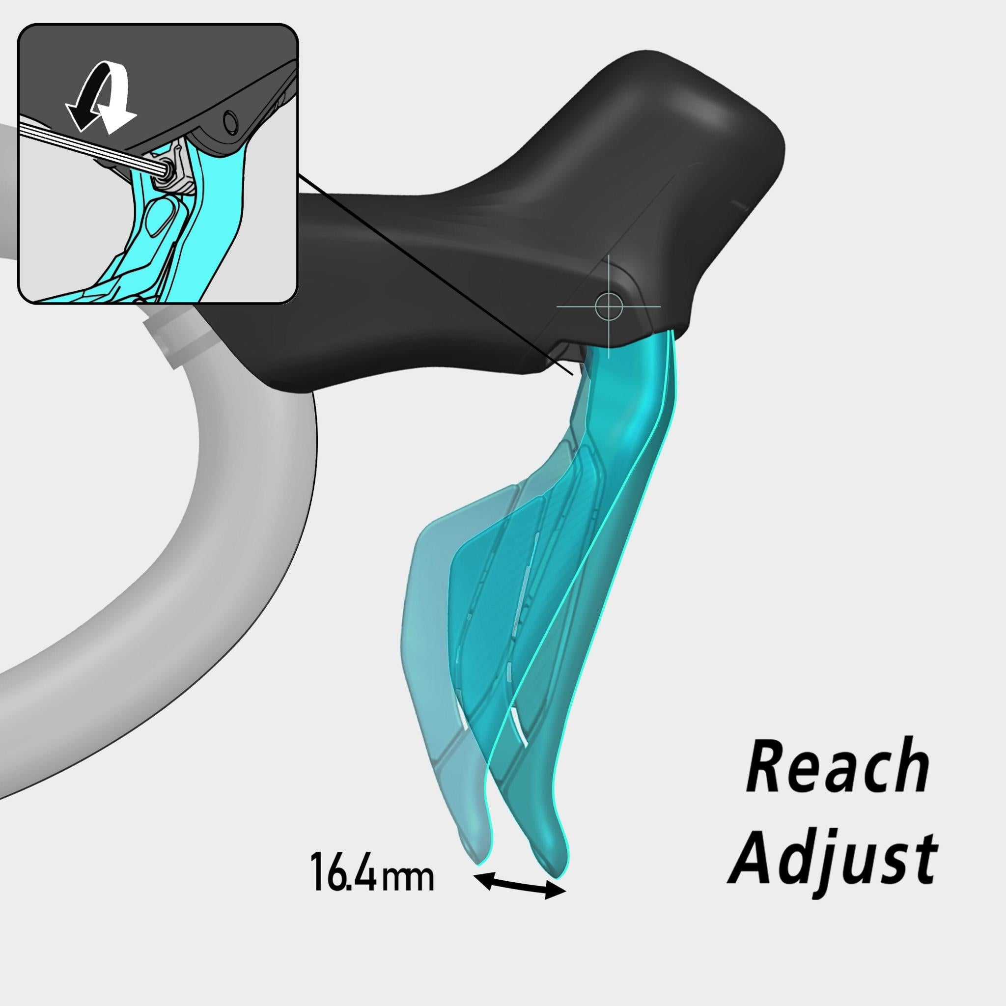 GRX ST-RX715 wireless Di2 shift hydraulic STI lever
