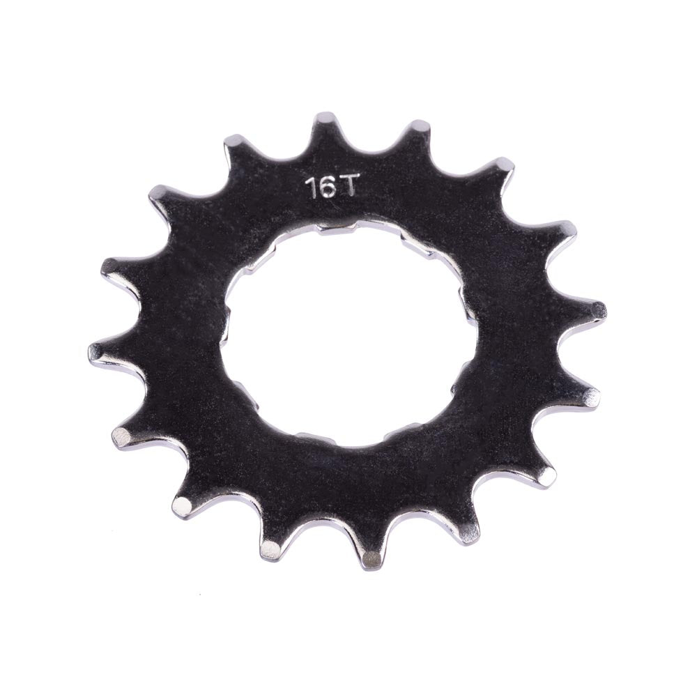 Gusset Cassette Sprockets - Single Speed Chrome / 16T