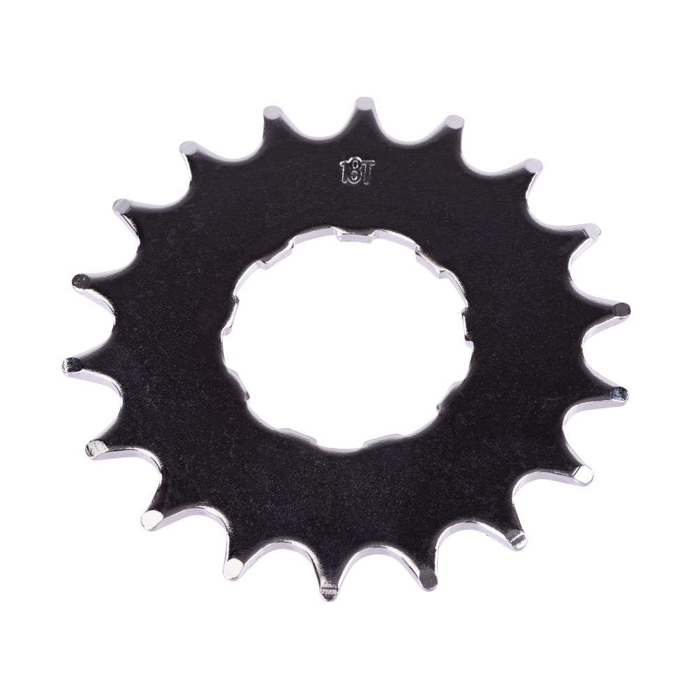 Gusset Cassette Sprockets - Single Speed Chrome / 18T