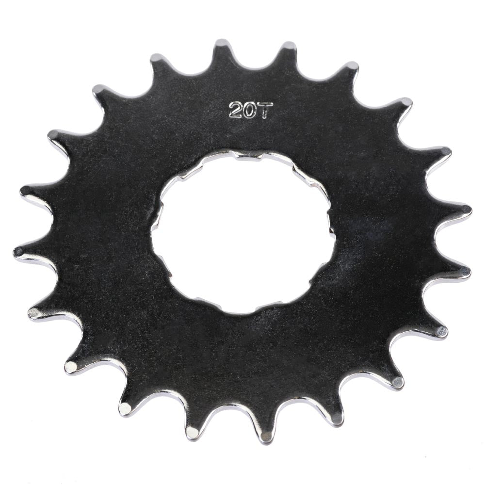 Gusset Cassette Sprockets - Single Speed Chrome / 20T