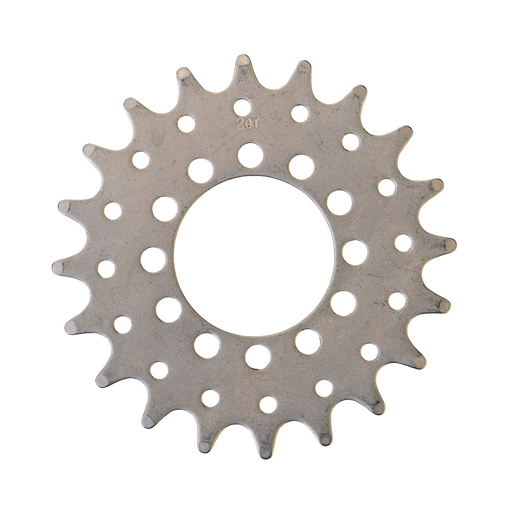 Gusset Disc Mount Fixed Sprockets Silver / 20T