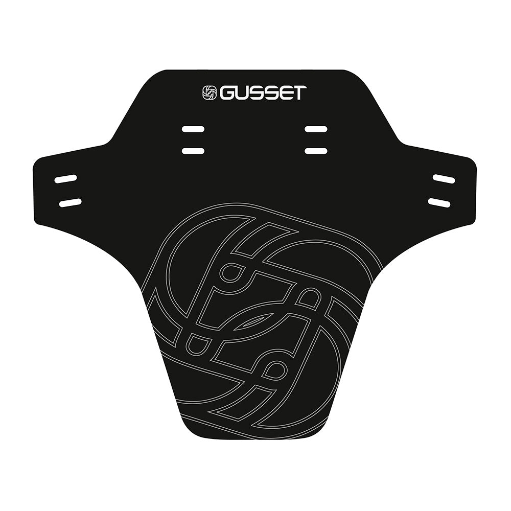 Gusset Guard Front Black/White / Front