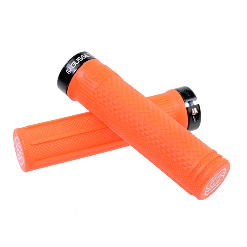 Gusset S2 Lock-On Grip Fluro Orange / 133mm