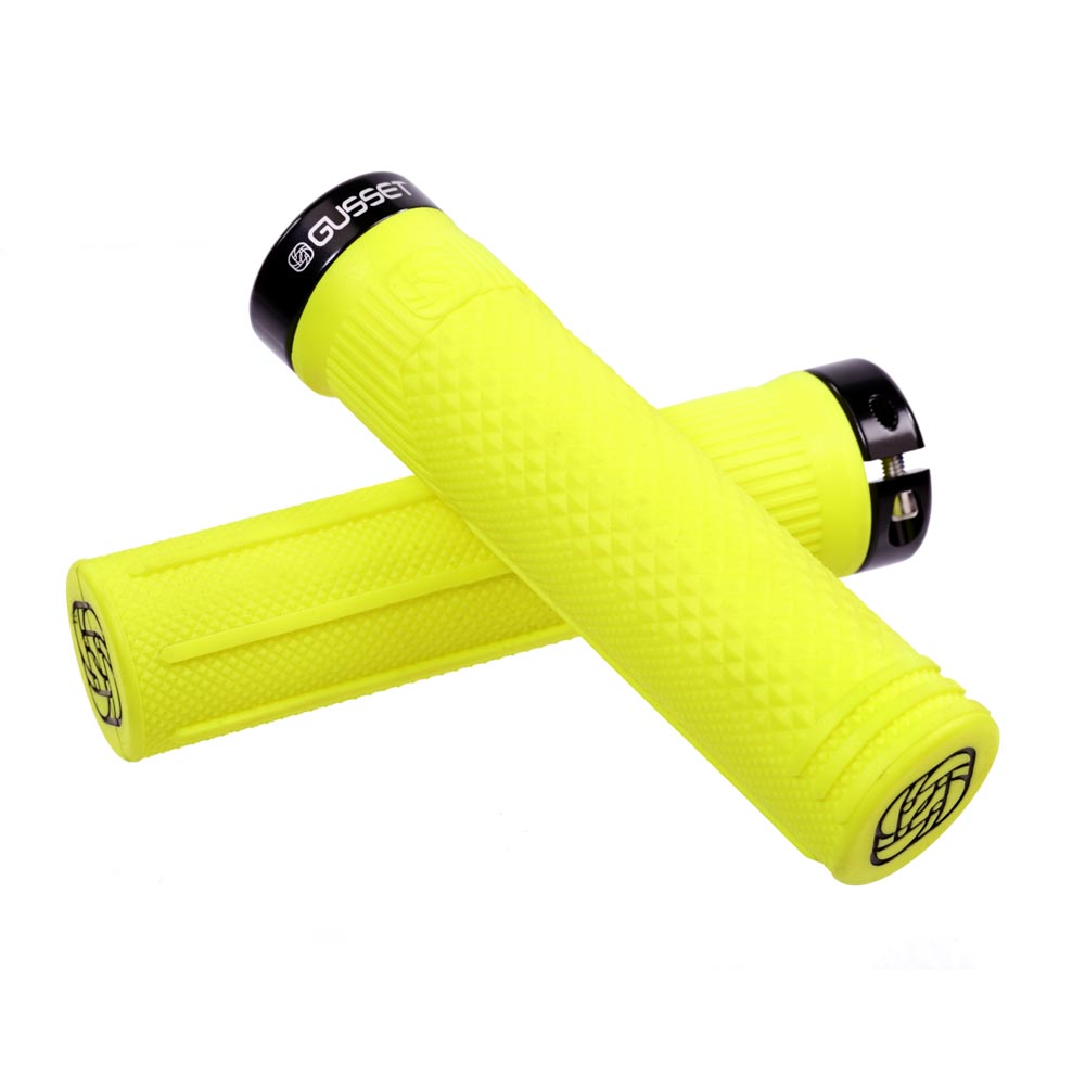 Gusset S2 Lock-On Grip Fluro Yellow / 133mm