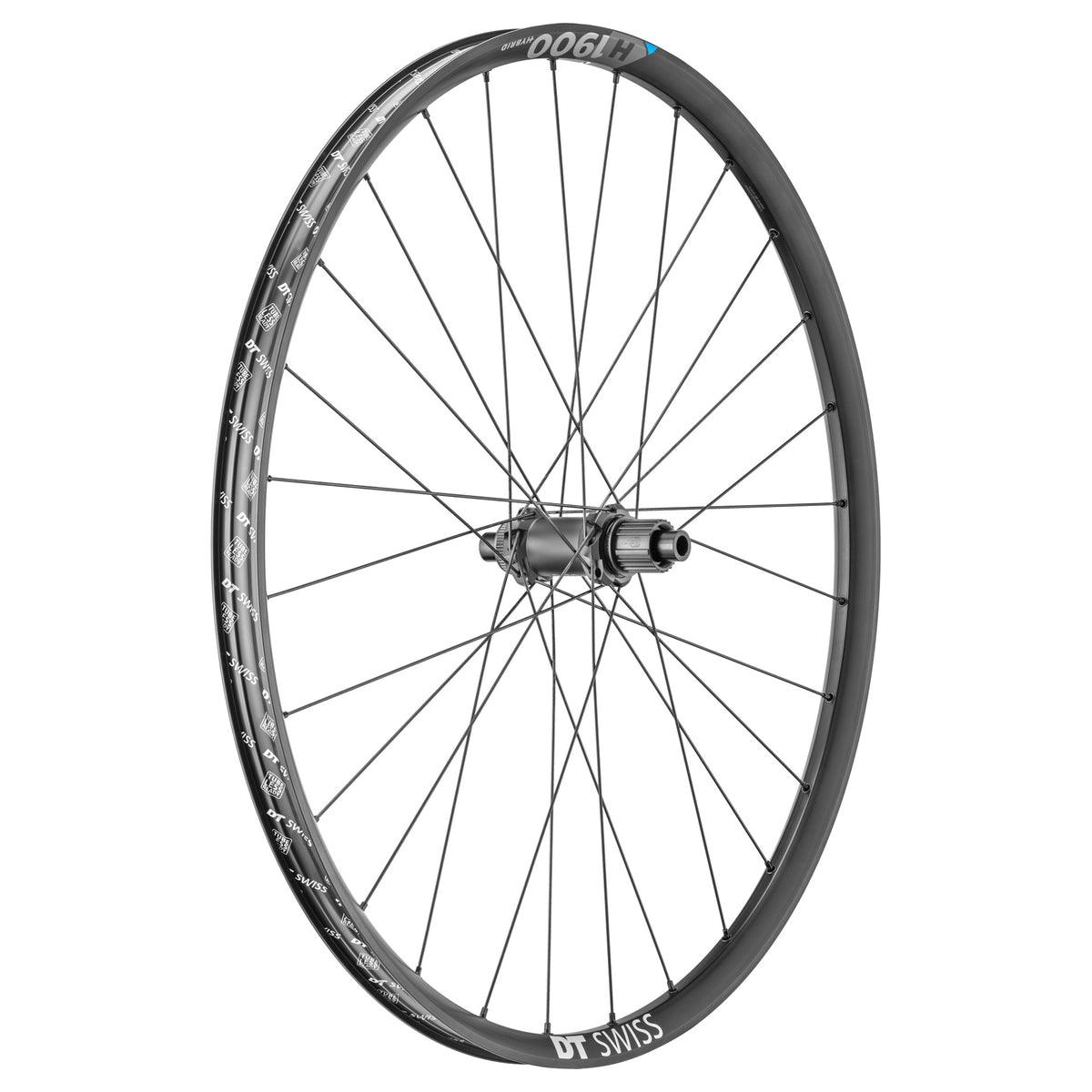 H 1900 Spline E-Bike Wheelset Black / 29" / 110x15mm / 148x12mm / Shimano Microspline