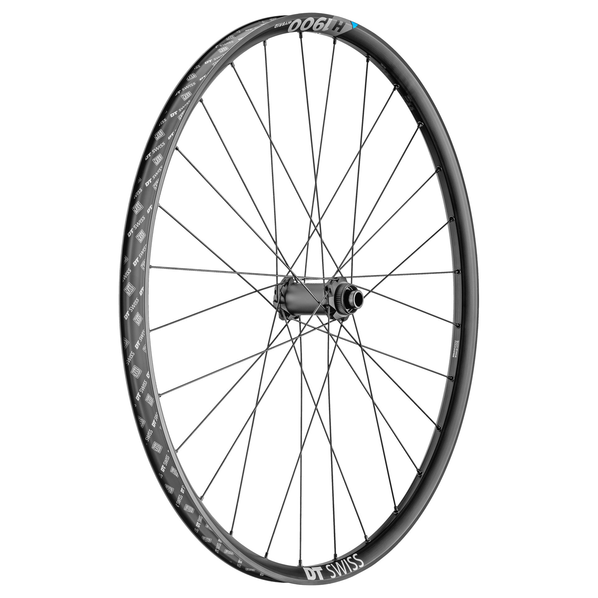 H 1900 Spline E-Bike Wheelset Black / 29" / 110x15mm / 148x12mm / Shimano Microspline