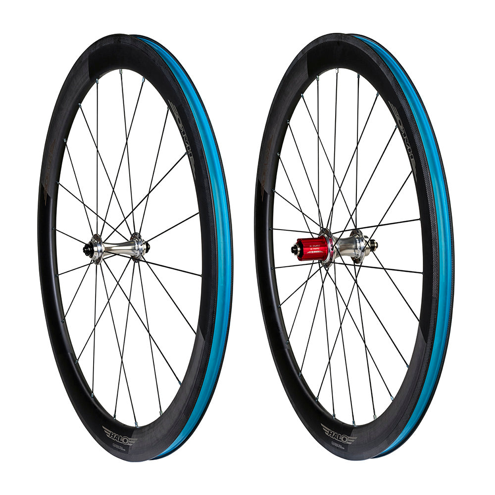 Halo Carbaura RC50 RS2 Supadrive Wheelset Silver / 700c / Pair Campag
