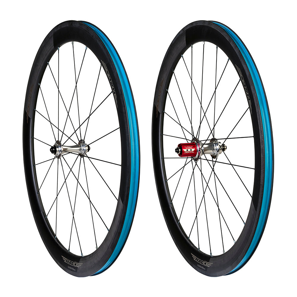 Halo Carbaura RC50 RS2 Supadrive Wheelset Silver / 700c / Pair HG