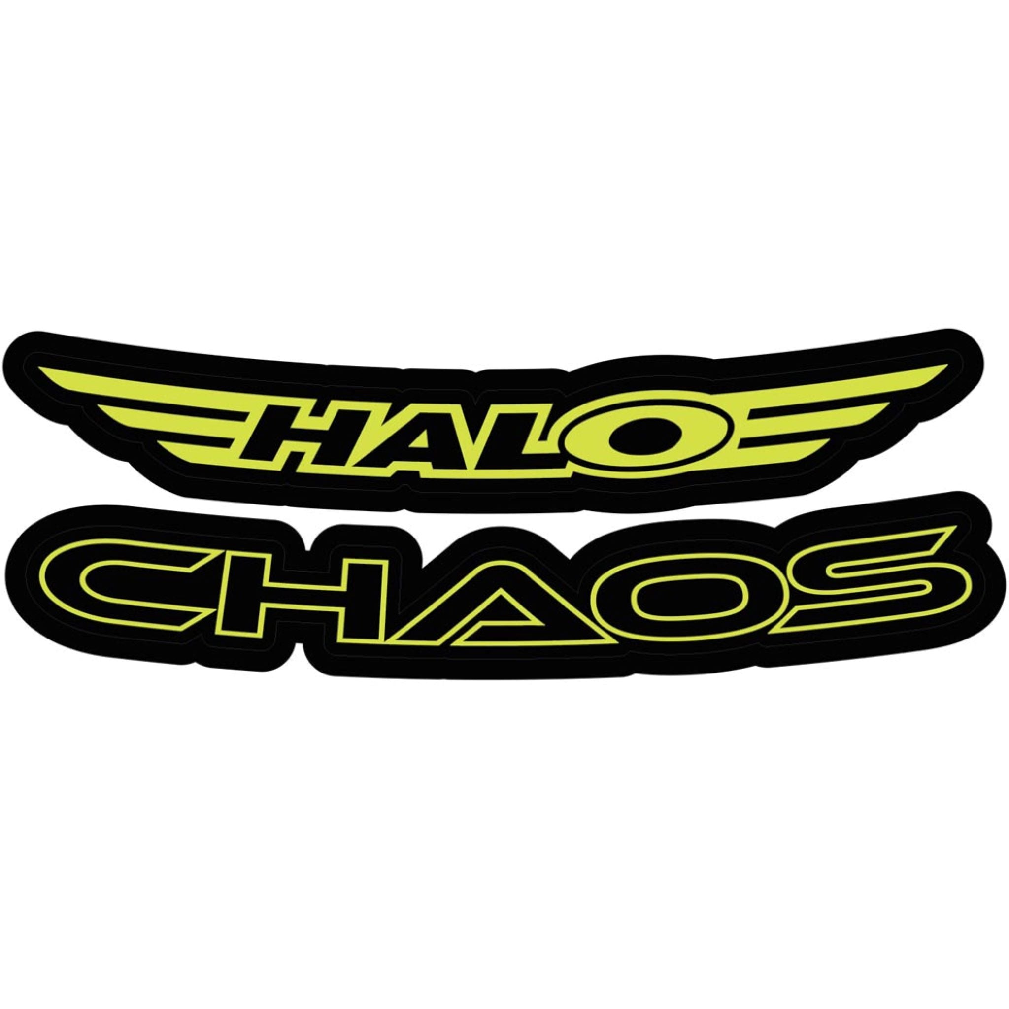 Halo Chaos Decal Kit Yellow