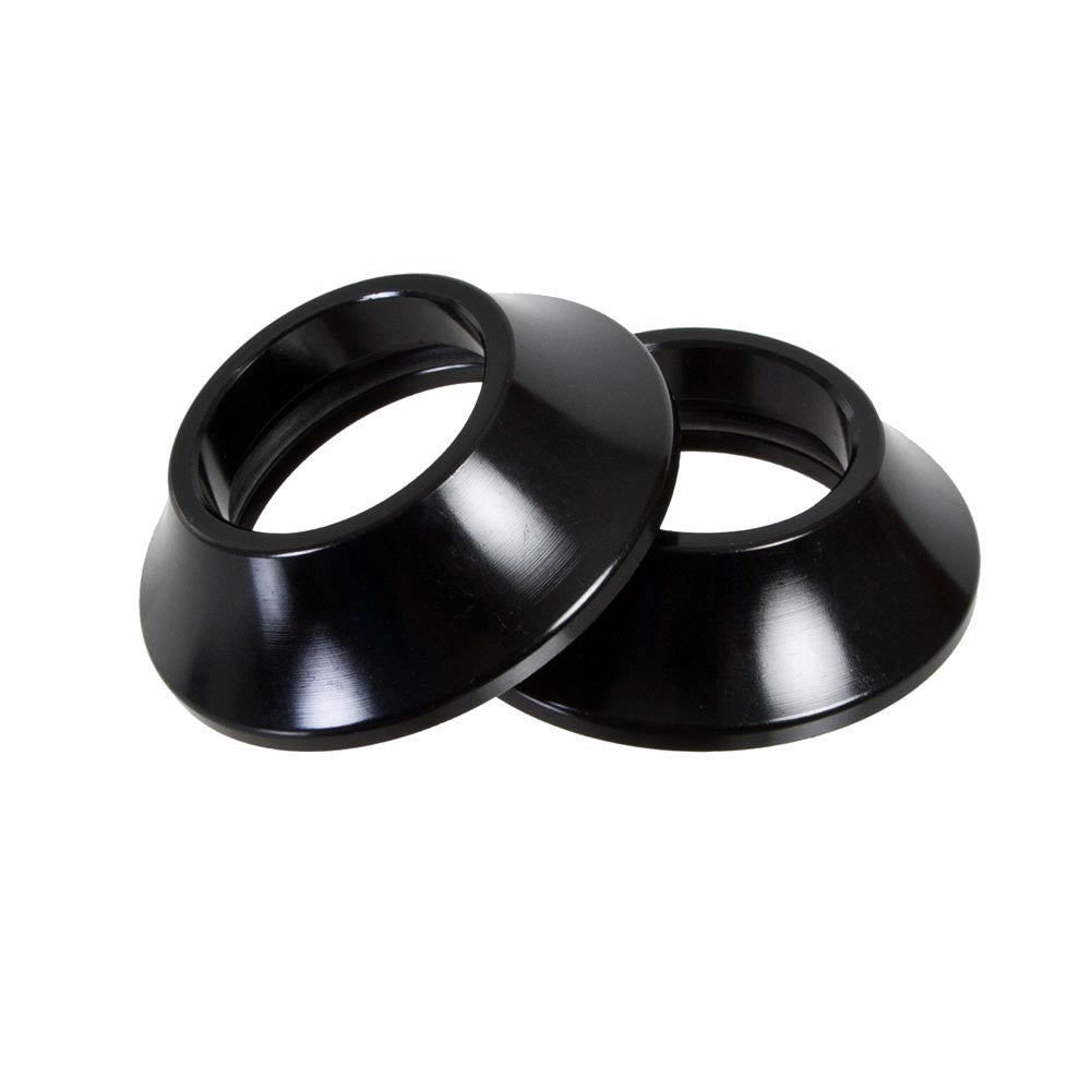 Halo DJ Wideboy Hub Adaptors Black / 20x100mm / Front