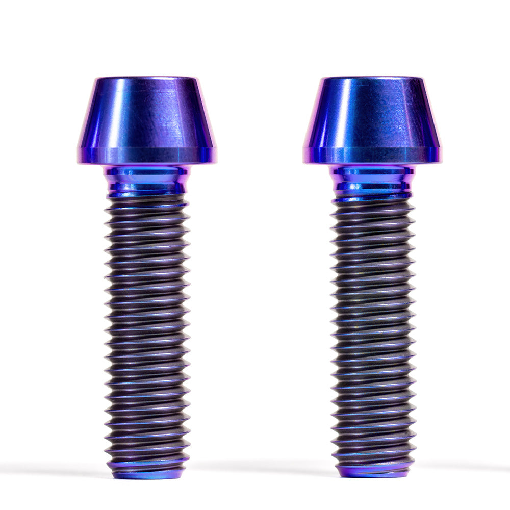 Halo DJD and MT Supadrive SS Titanium Bolts Purple / M10x1.5x35mm