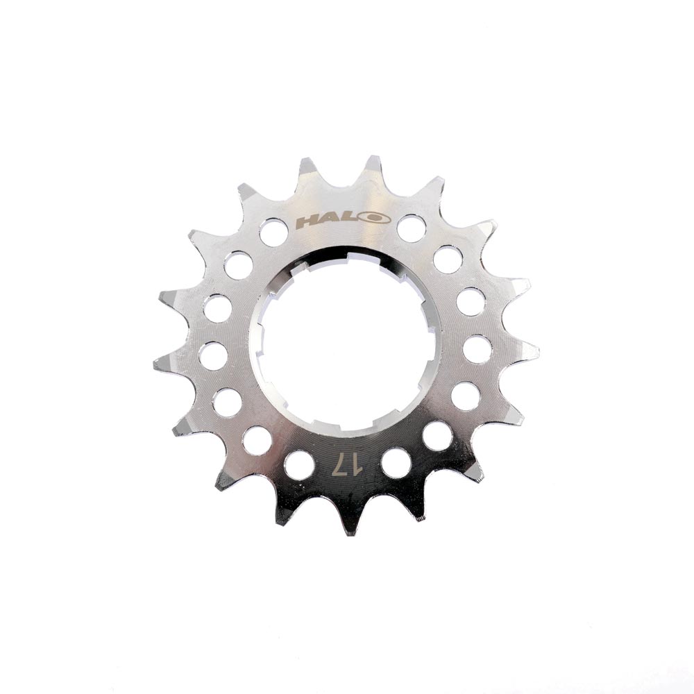 Halo Fat Foot Sprocket Chrome / 17T