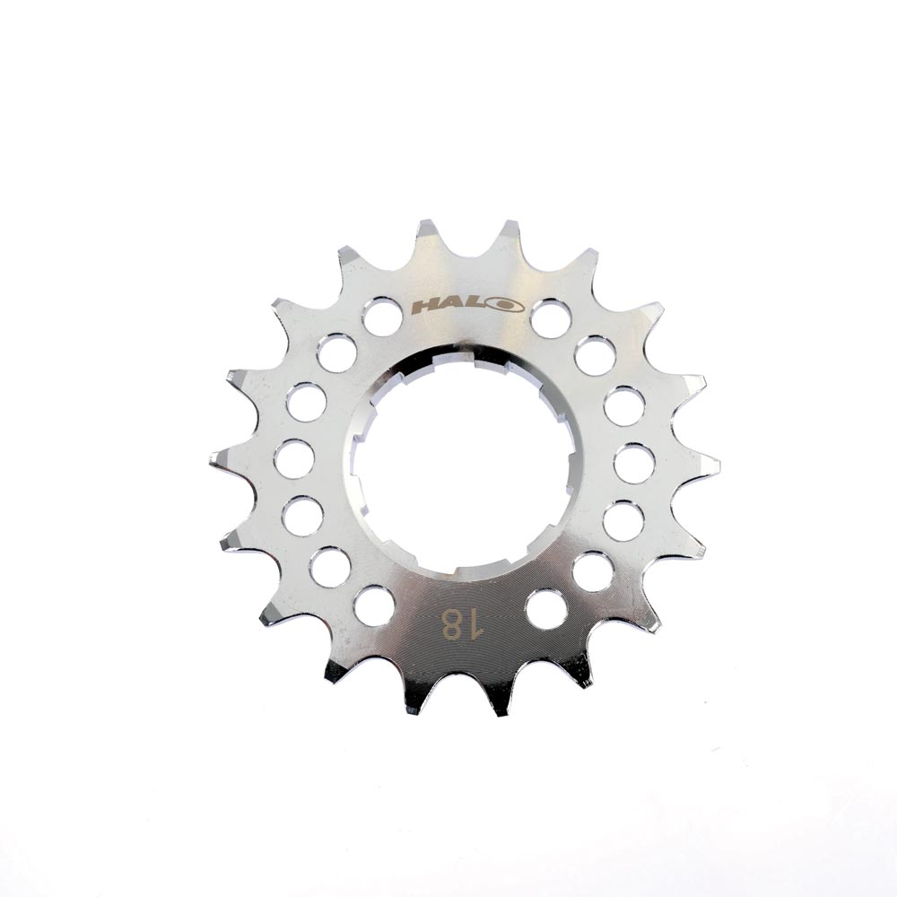 Halo Fat Foot Sprocket Chrome / 18T