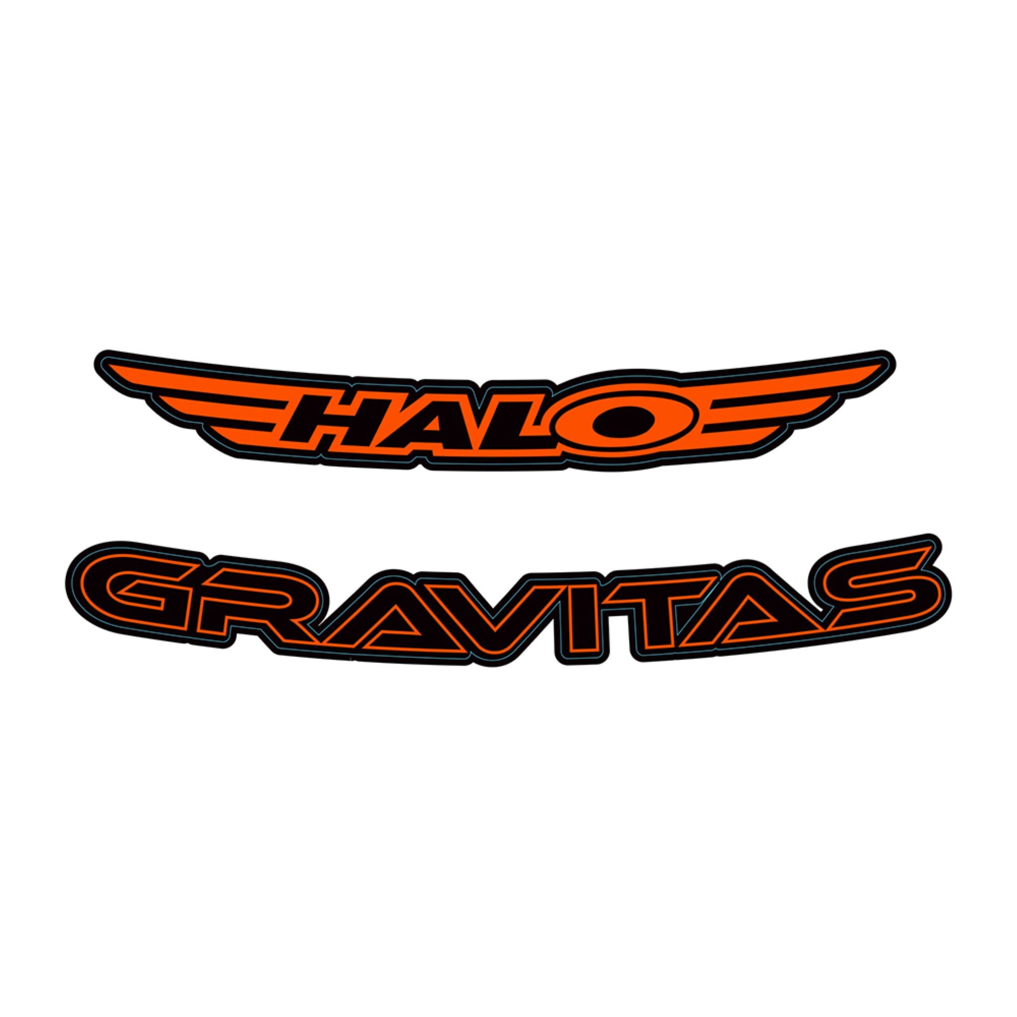 Halo Gravitas Decal Kit Orange