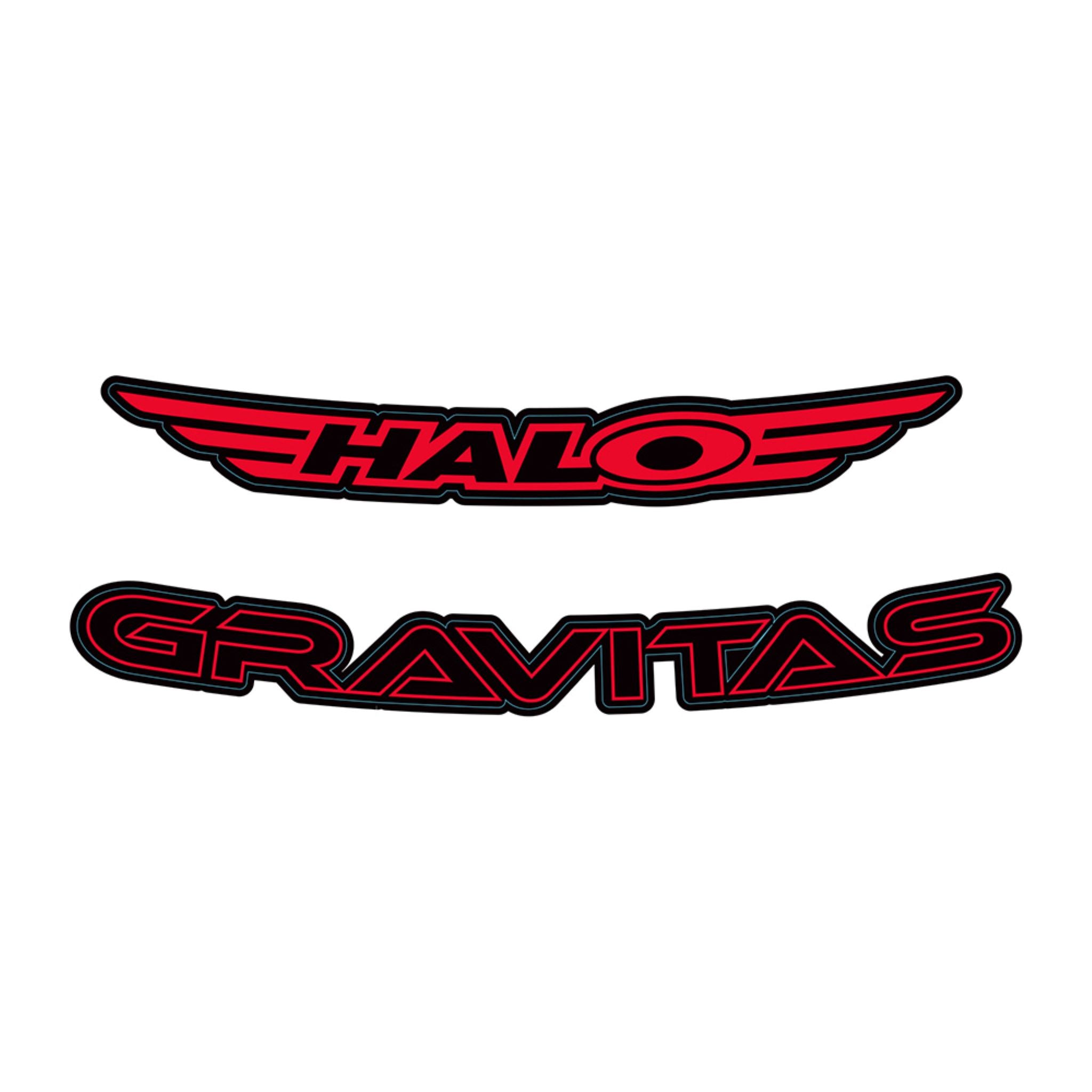 Halo Gravitas Decal Kit Red