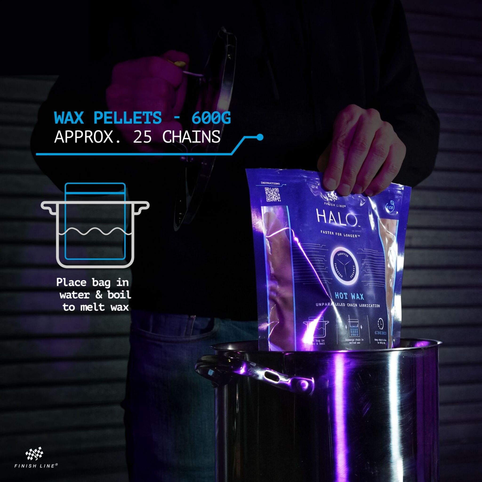 Halo Hot Wax Lubricant