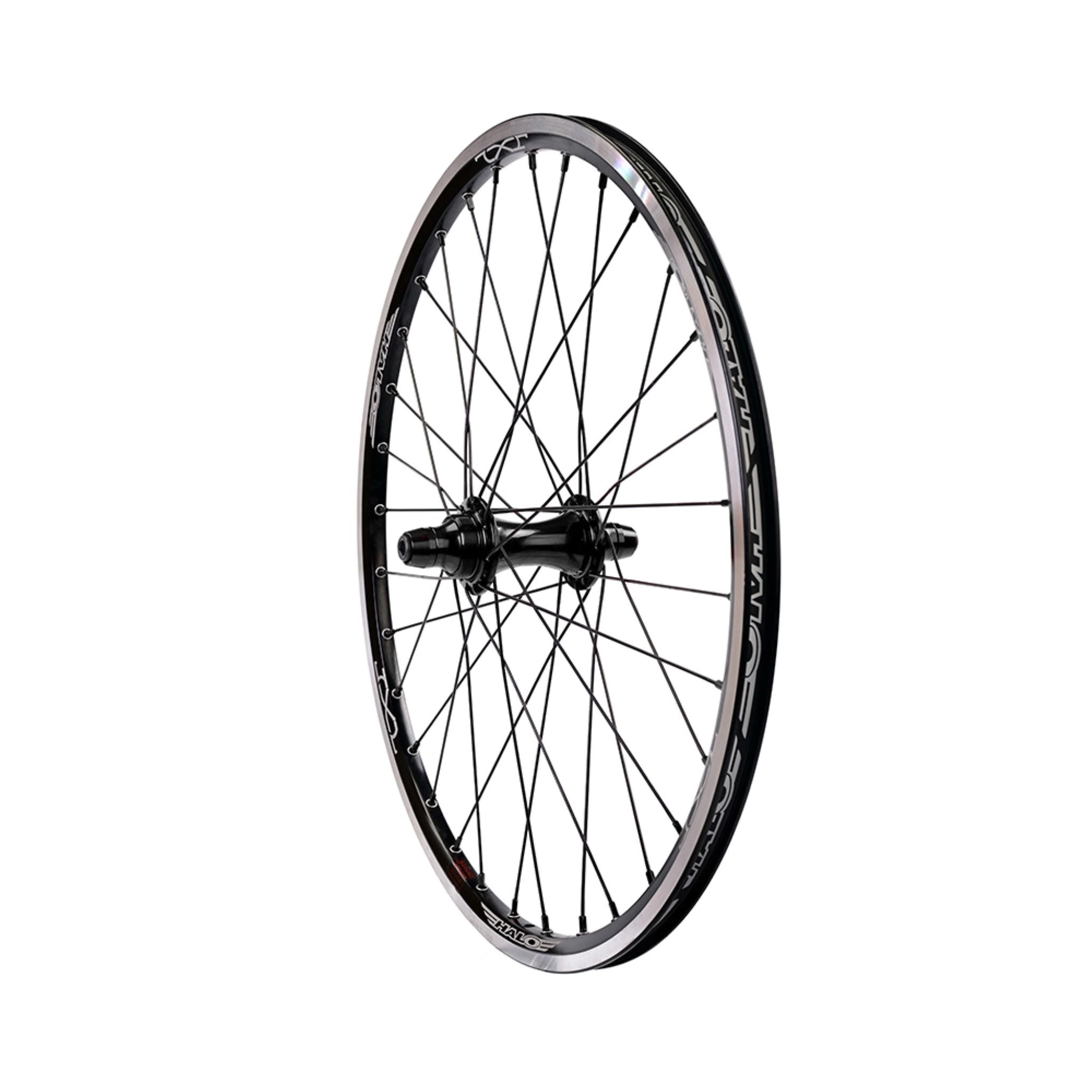 Halo JX2 Junior BMX Race 20 x 1 1/8" Rear Wheel Black / Freewheel / Rim Brake