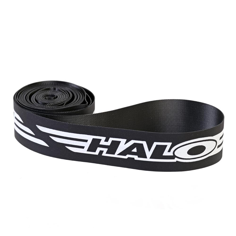 Halo Nylon Rim Strips - 29"/700c Black / 20mm wide / Schrader Valve