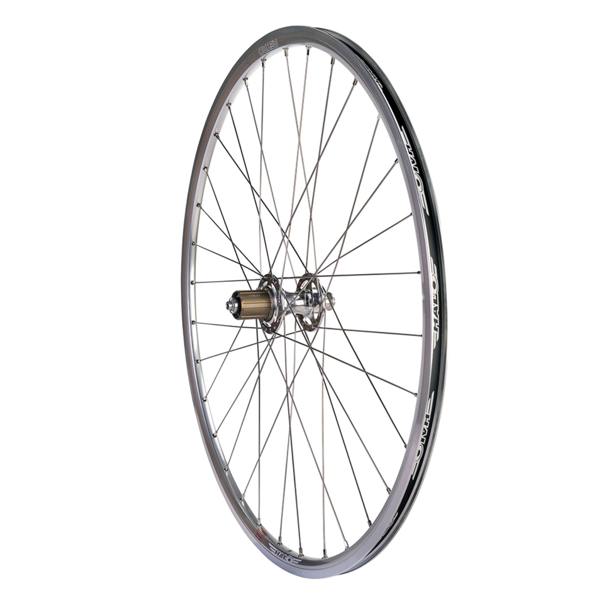 Halo Retro 700c Wheel Polished Silver / 700c / Rear HG