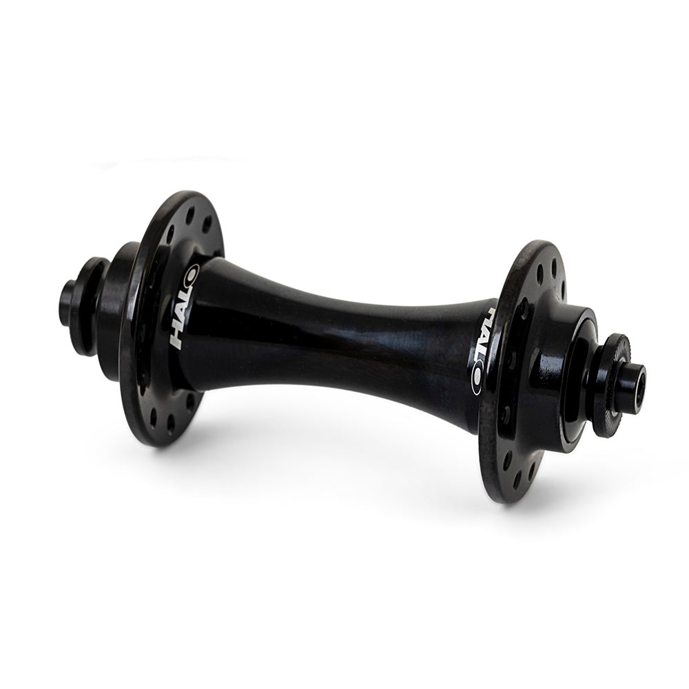 Halo RS2 Front Hub - Black Black / 24H / Front
