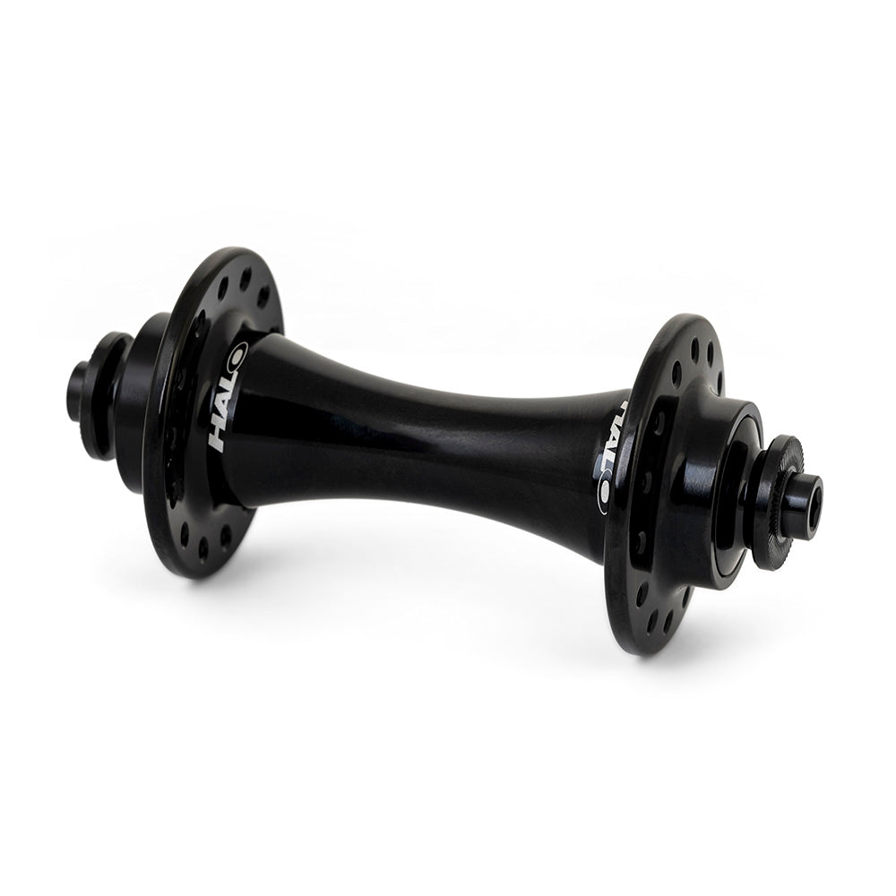 Halo RS2 Front Hub - Black Black / 28H / Front