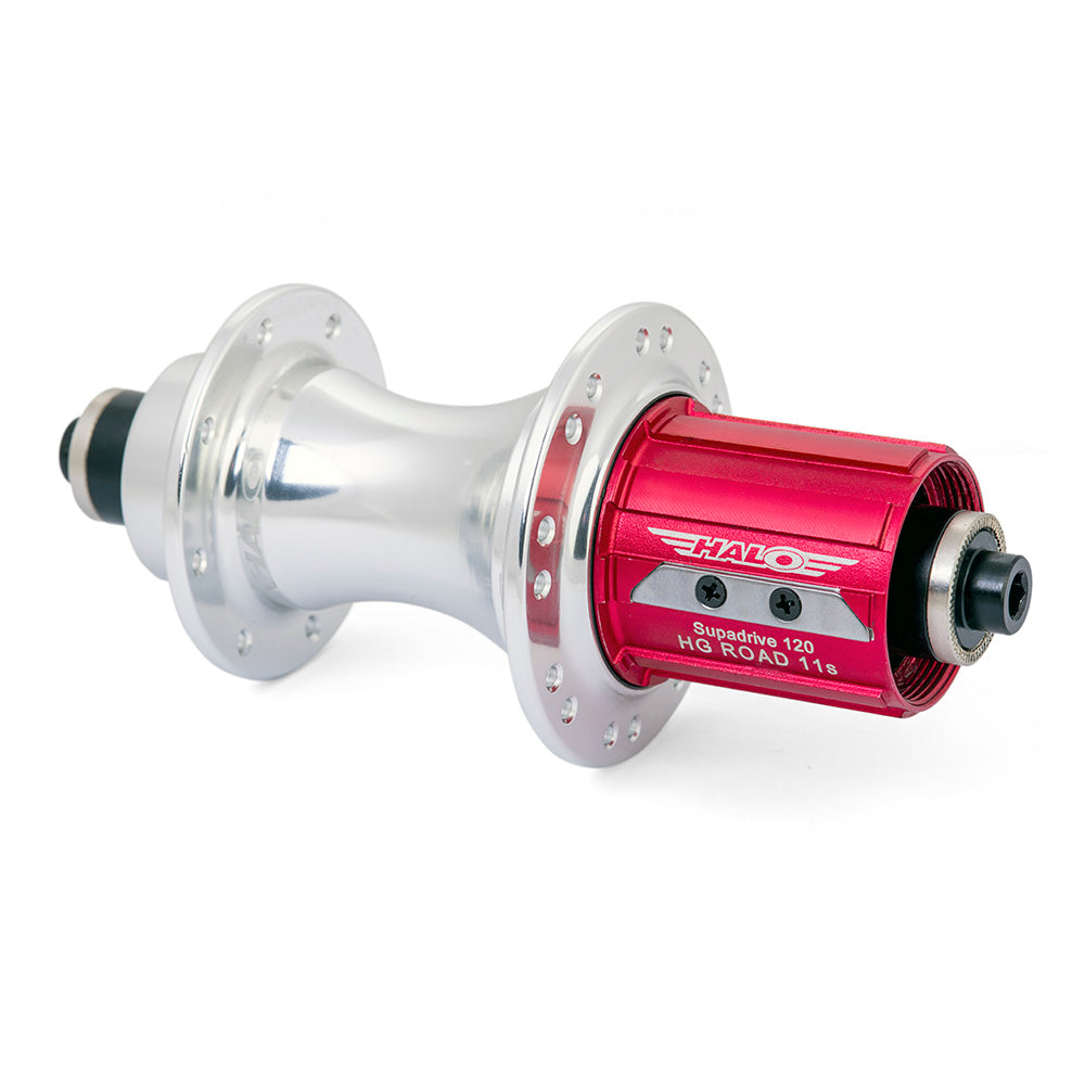 Halo RS2 Supadrive Hub - Silver Silver / 16/8E / Rear HG