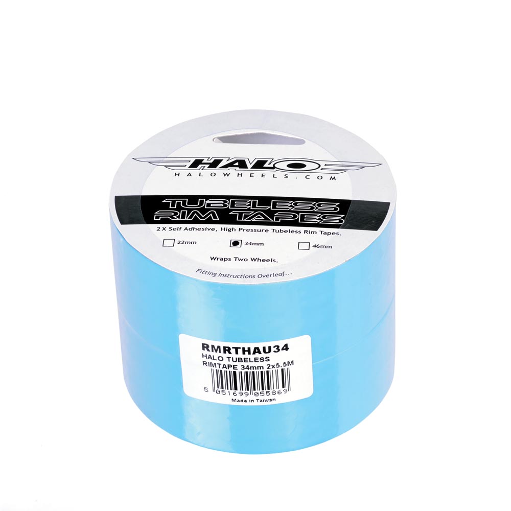 Halo Tubeless Rim Tape Blue / 34mm