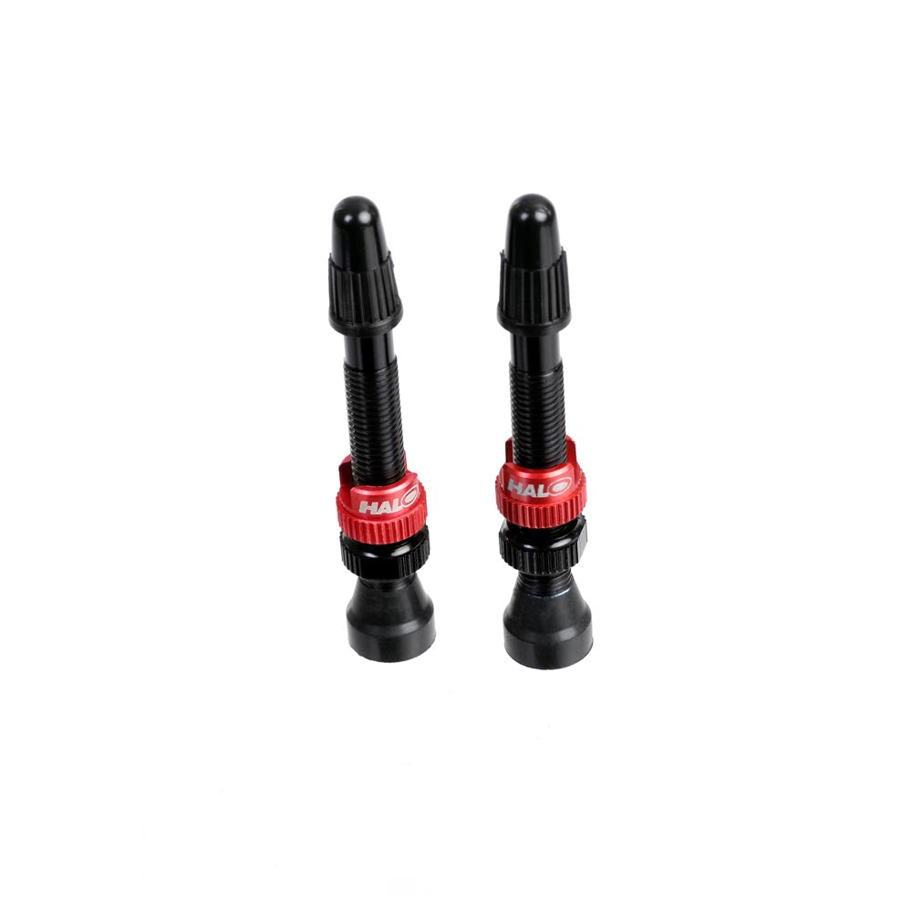 Halo Tubeless Valves Black / 44mm