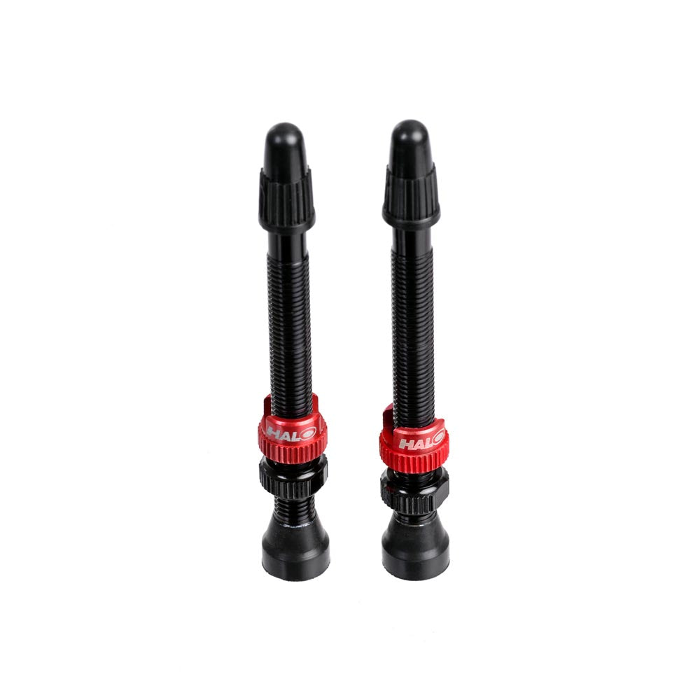 Halo Tubeless Valves Black / 60mm