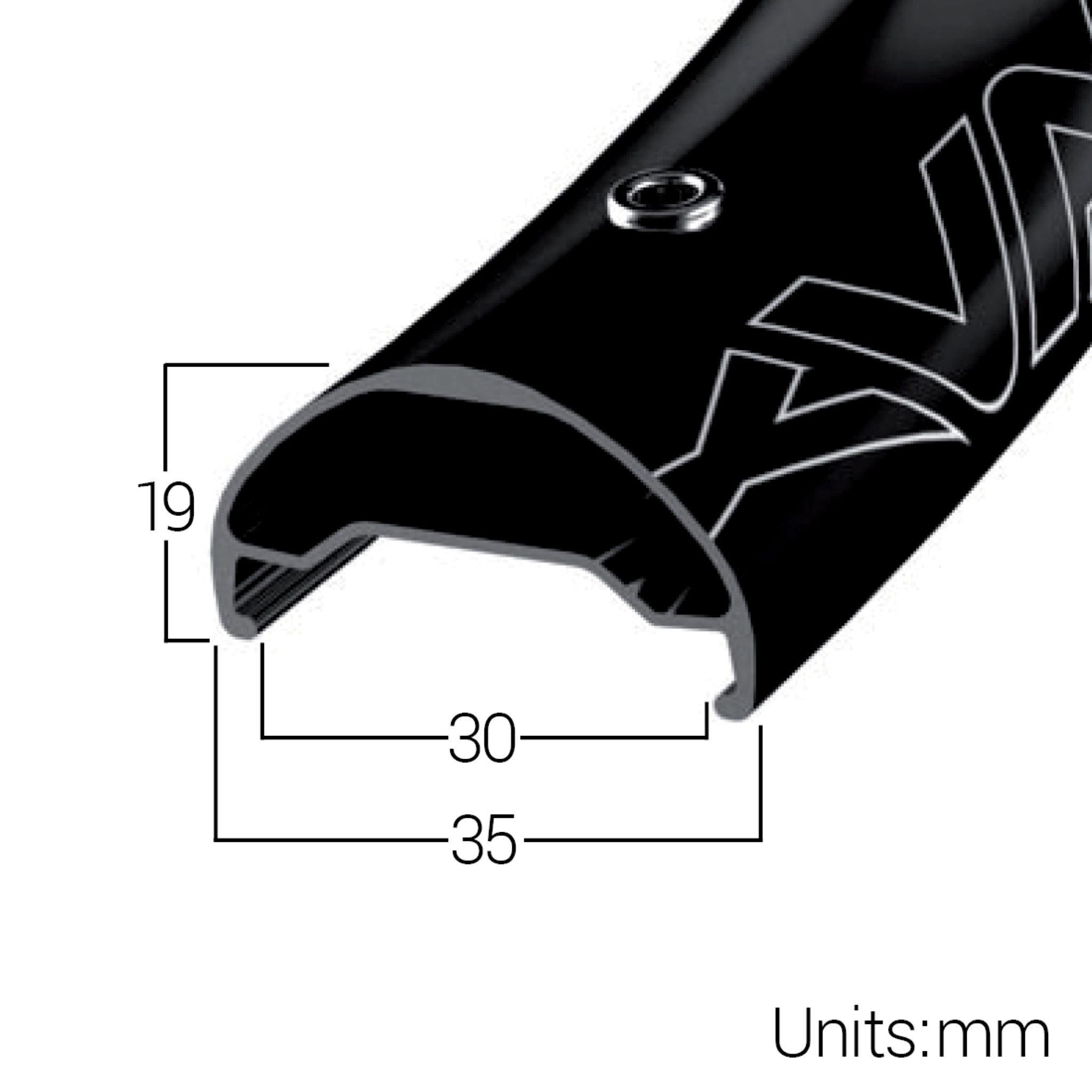 Halo Vapour 35 Rim - 27.5"