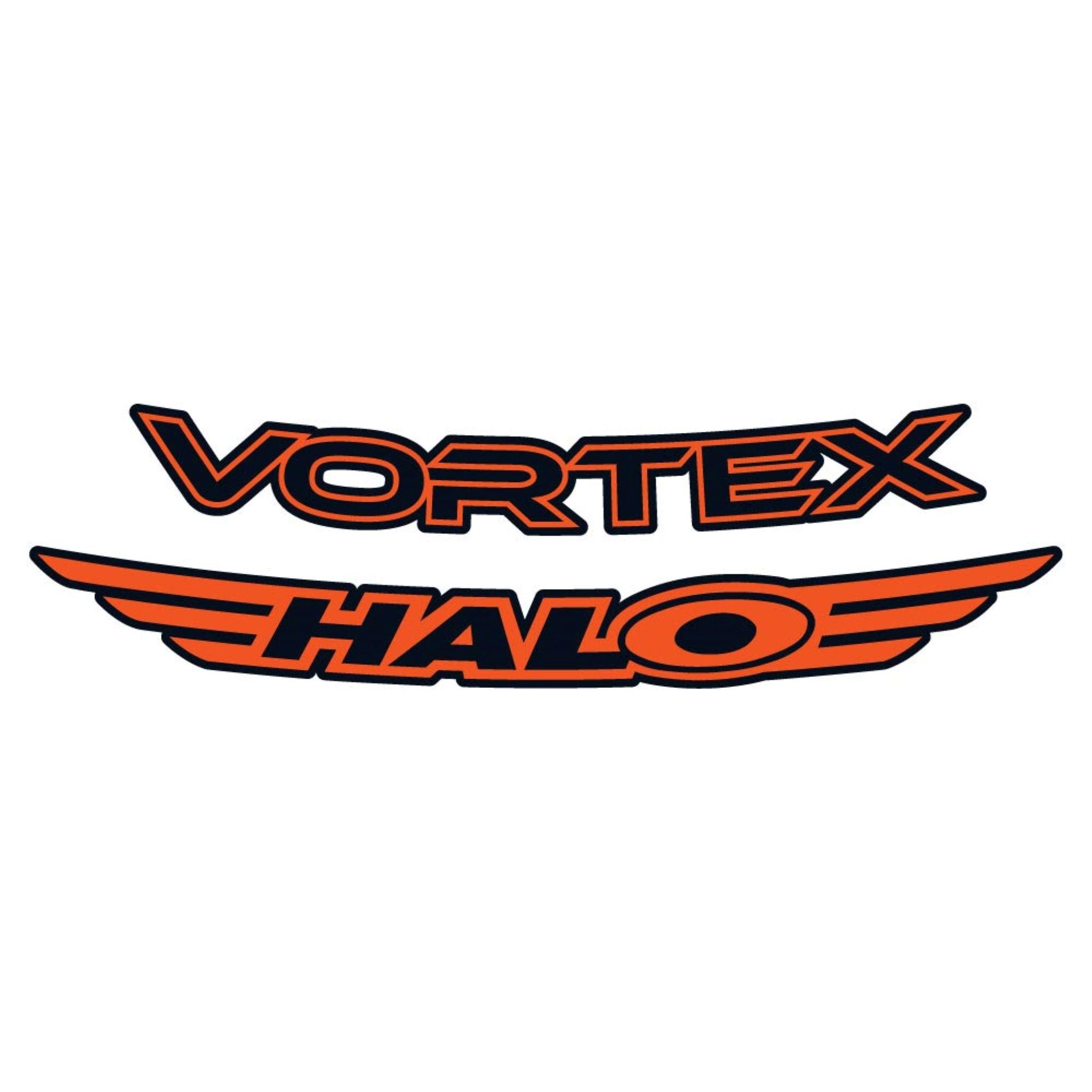 Halo Vortex Rim Decal Kit Orange
