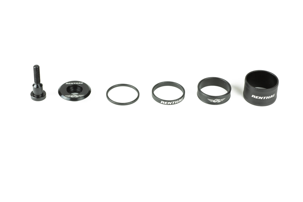 Headset Spacer & Top Cap Kit Black