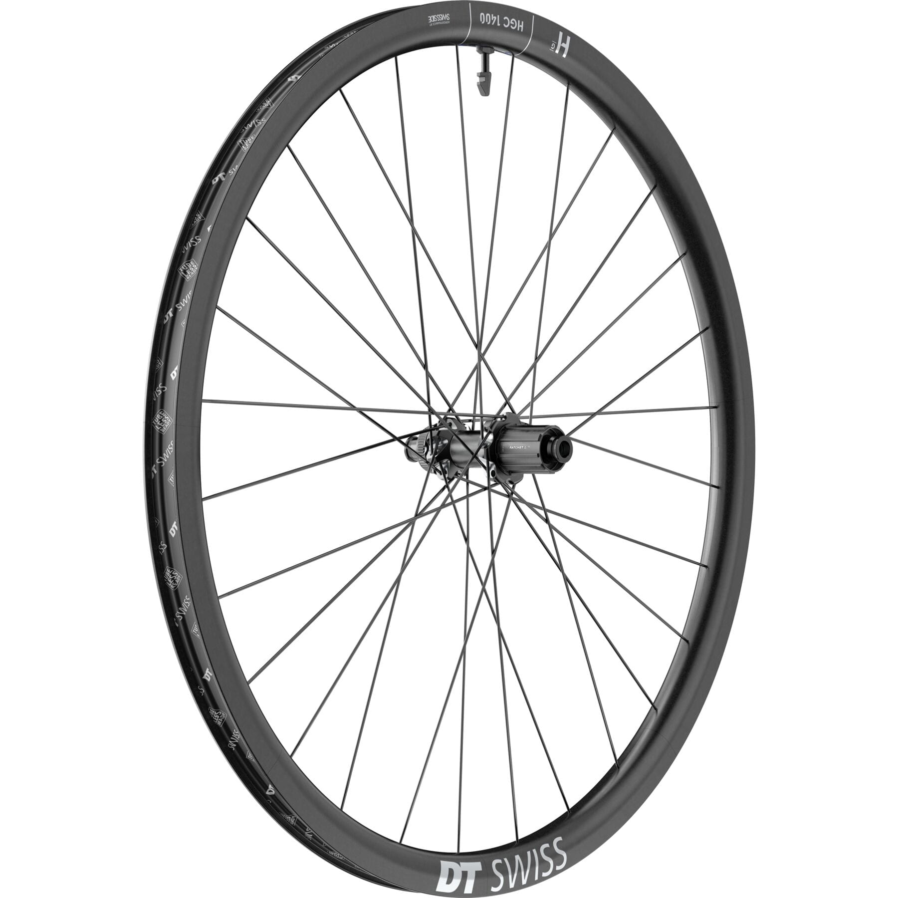HGC 1400 700c Hybrid Gravel Disc Brake Rear Wheel 148 x 12mm Black / 148 x 12mm